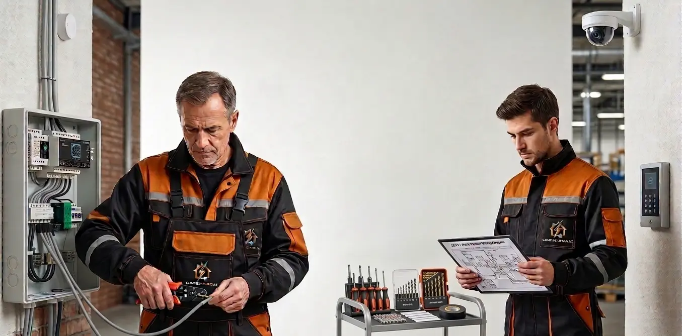 Электрическое подключение систем безопасности